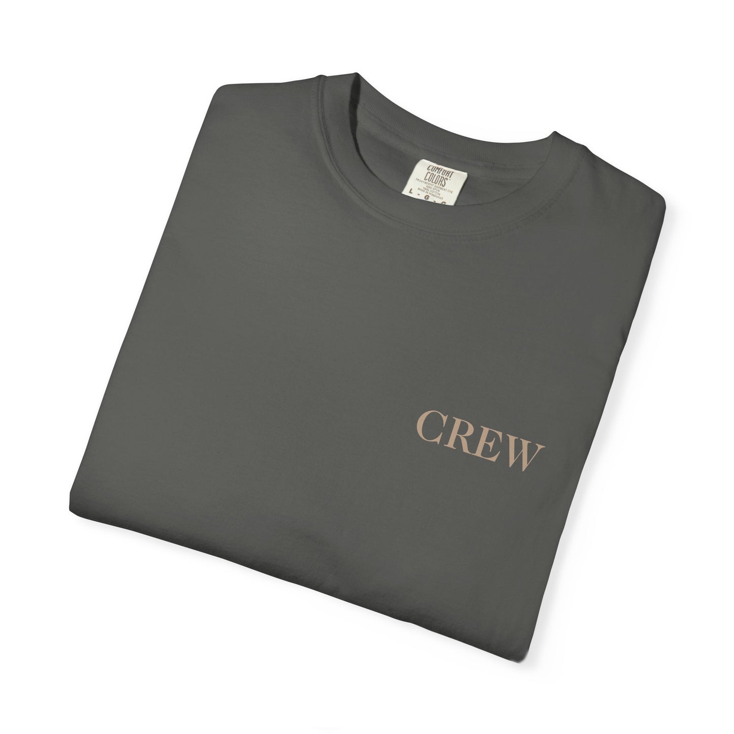 Crew T-Shirt - Charcoal/Tan