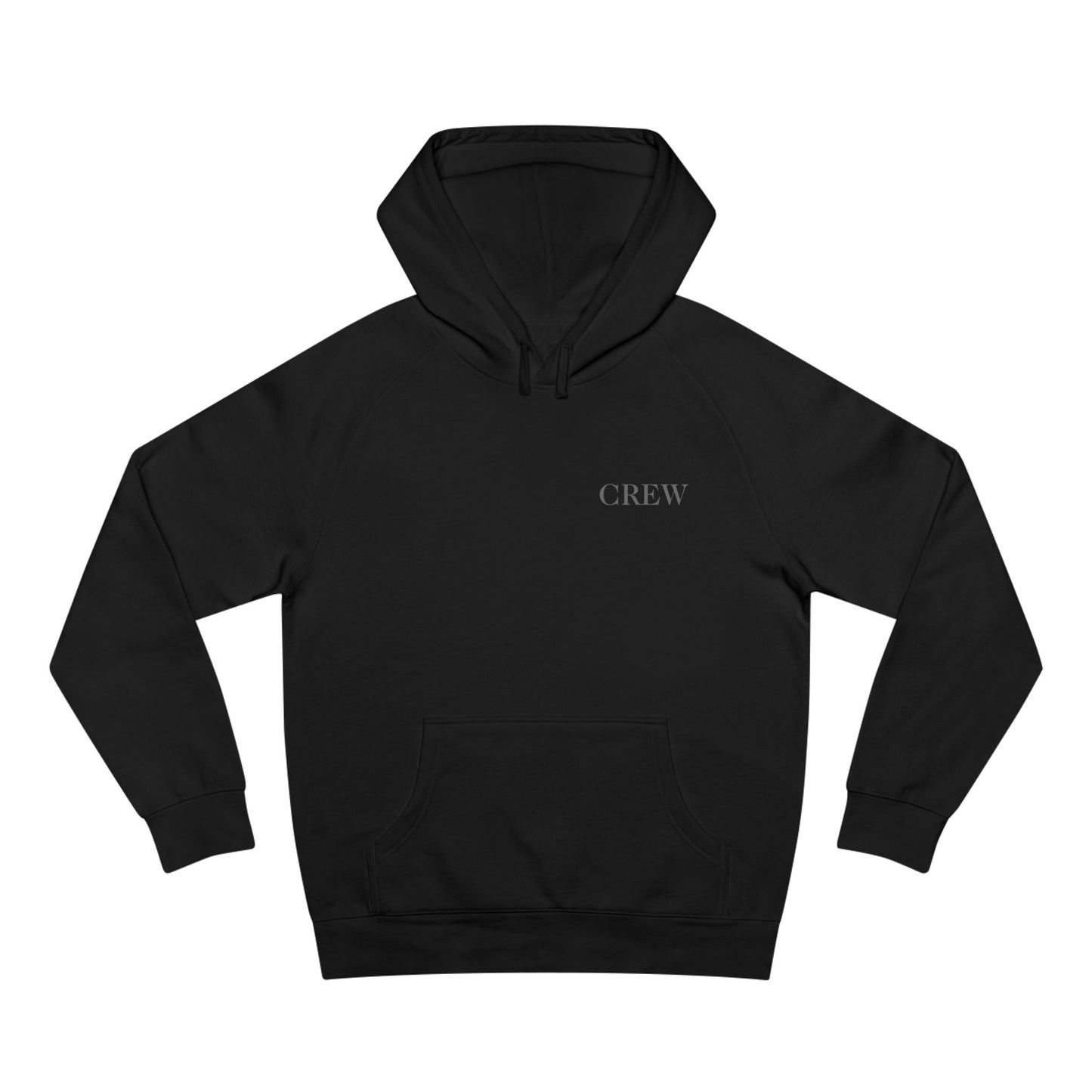 Crew Hoodie - Tonal Black