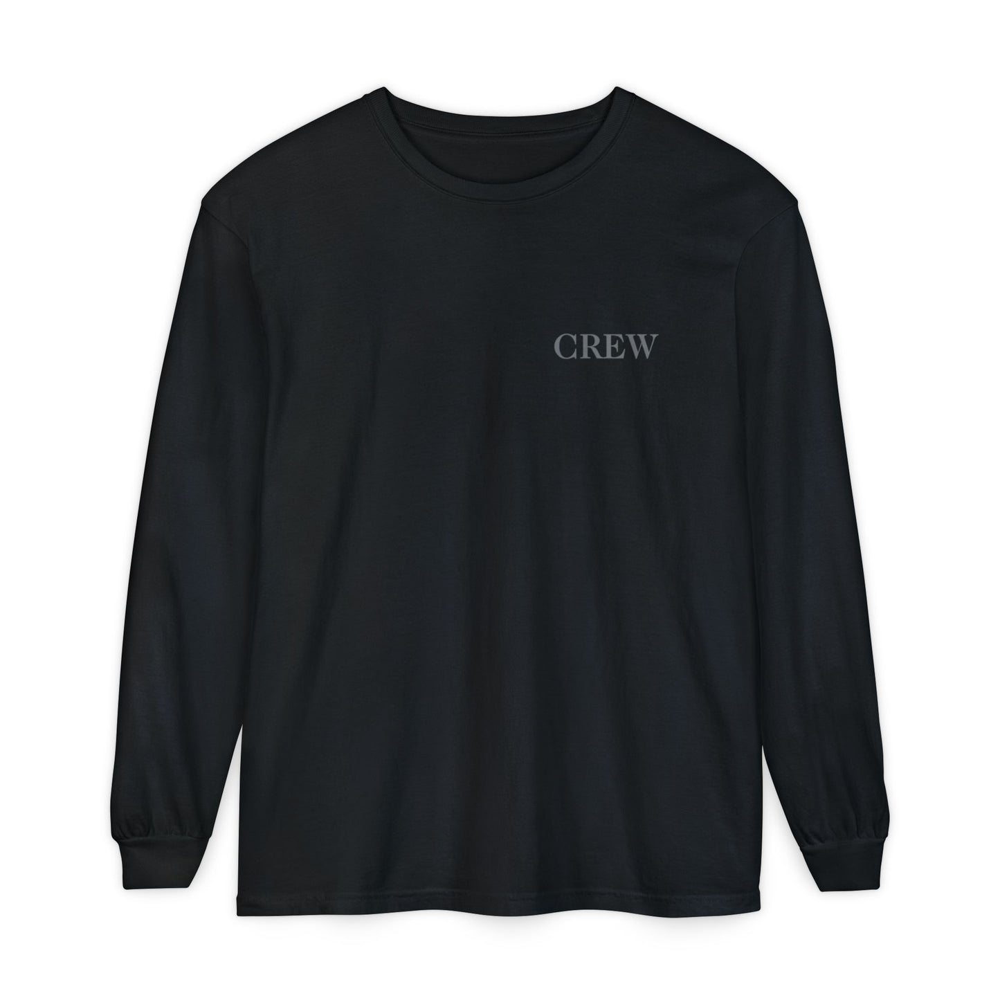 Crew Longsleeve Shirt - Tonal Black