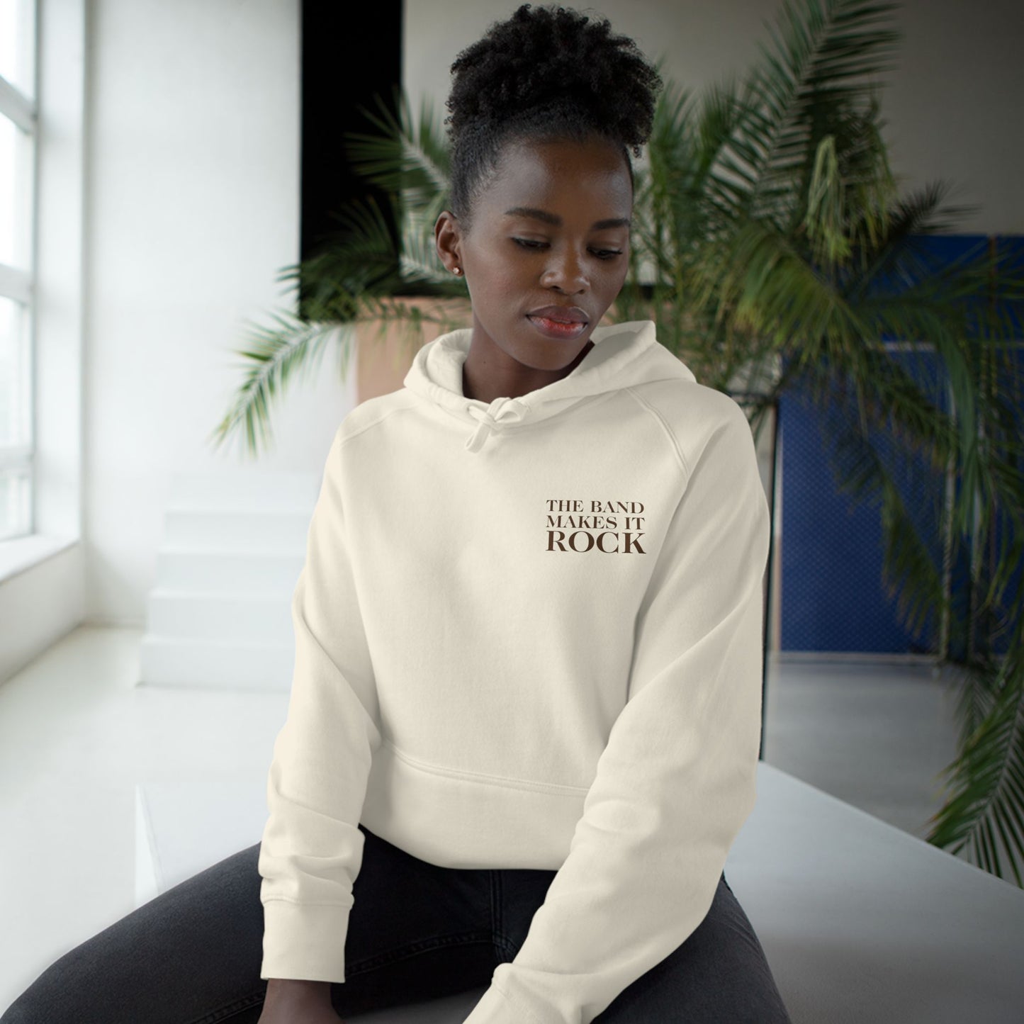 The Crew Makes It Roll Hoodie - Cream/Mocha