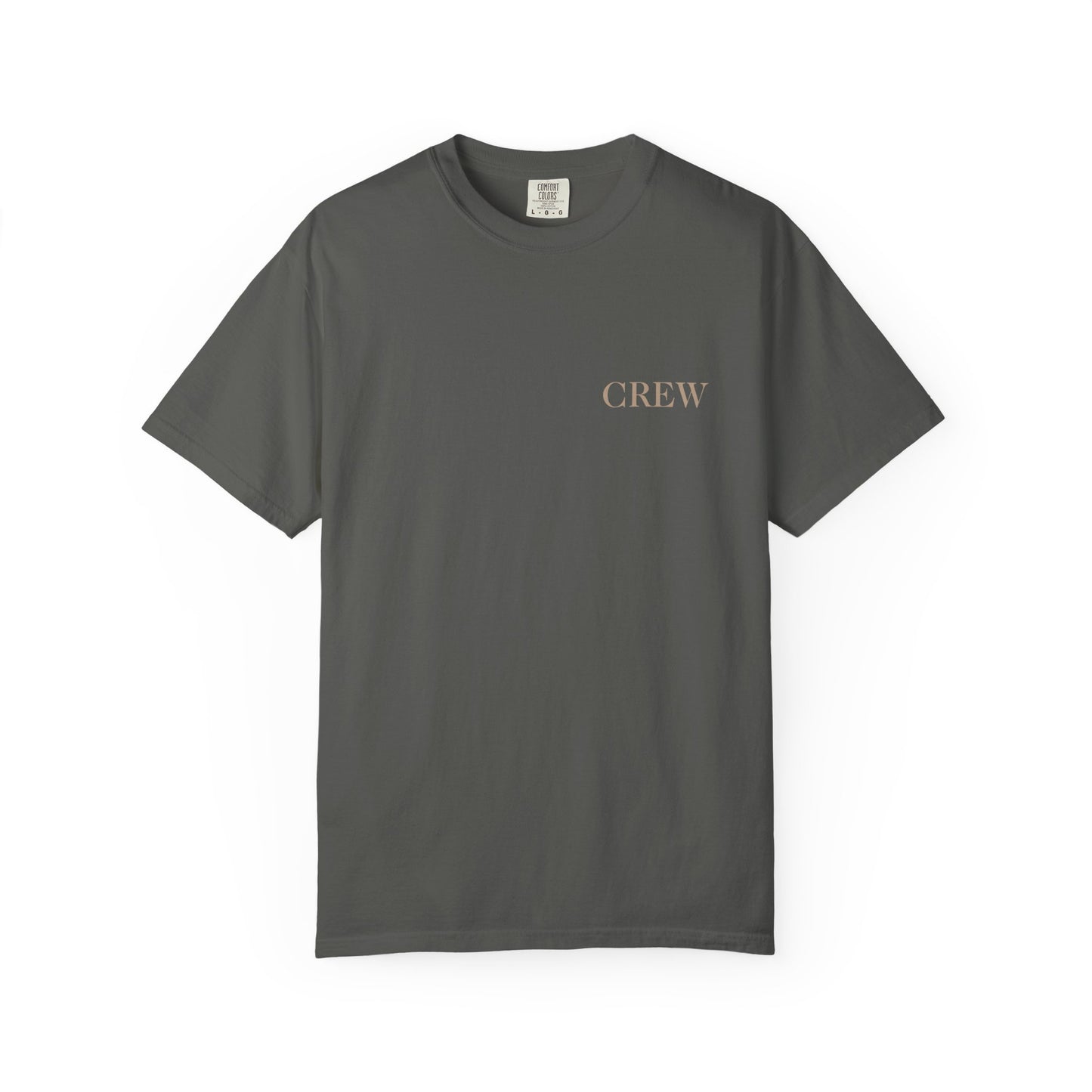 Crew T-Shirt - Charcoal/Tan