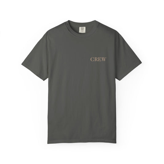 Crew T-Shirt - Charcoal/Tan