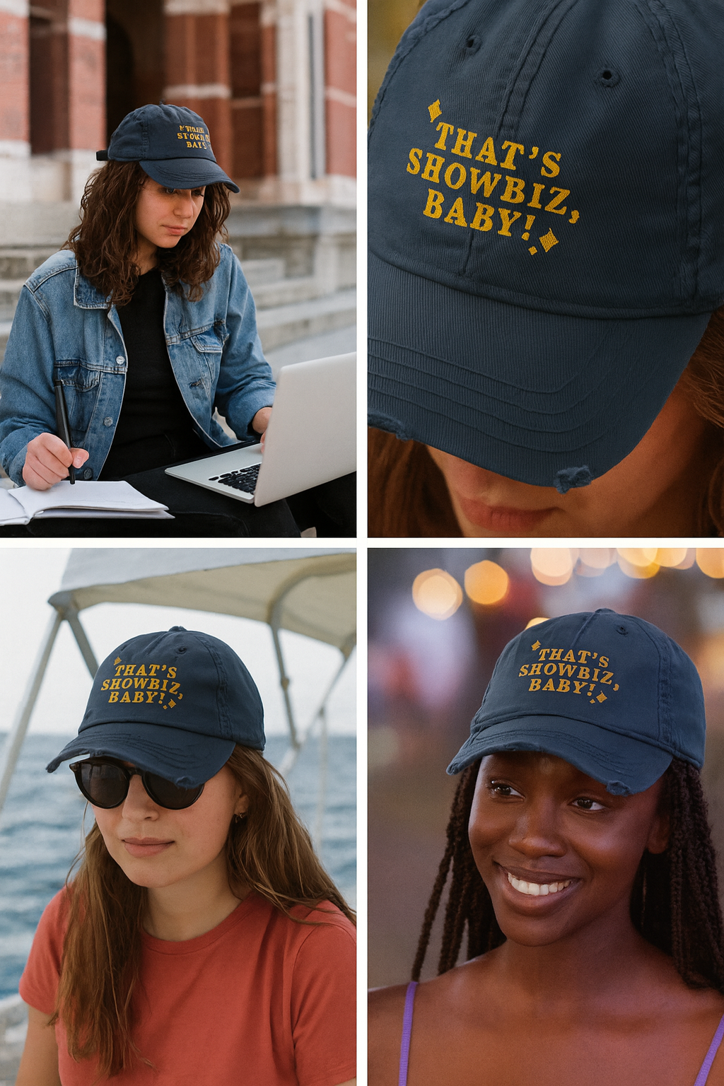 Distressed Dad Hat (Embroidery)